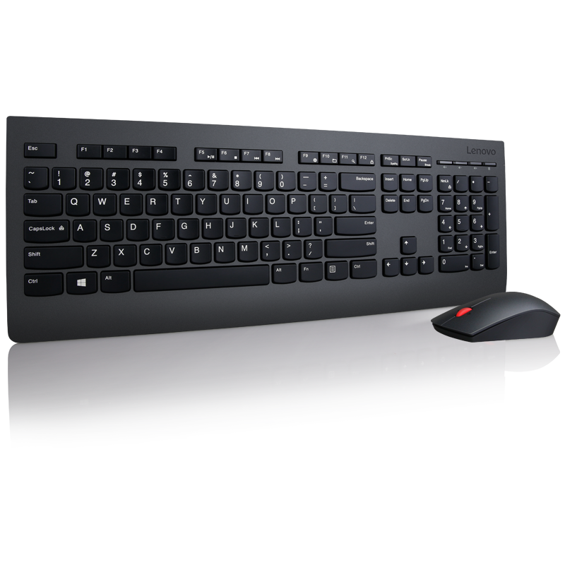 Lenovo Professional Wireless Combo Keyboard & Mouse (US English)
