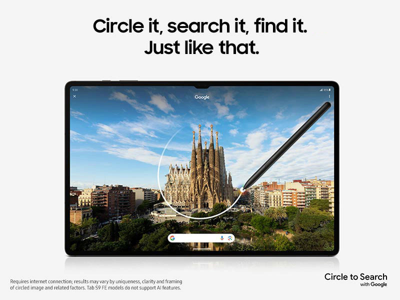 Samsung Galaxy Tab S9 | 11" 120Hz Dynamic AMOLED 2X Display | S Pen Included | 128GB | IP68 Water-Resistant