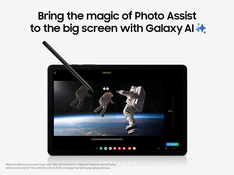 Samsung Galaxy Tab S9 | 11" 120Hz Dynamic AMOLED 2X Display | S Pen Included | 128GB | IP68 Water-Resistant