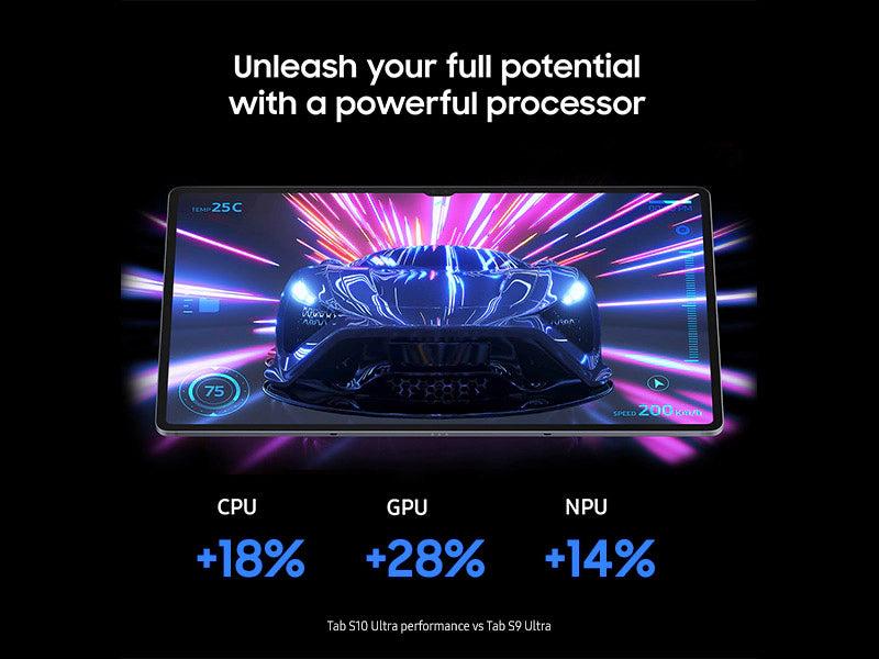 Samsung Galaxy Tab S10 Ultra | 14.6" 120Hz Dynamic AMOLED 2X | S Pen Included | 256GB | IP68 Water-Resistant