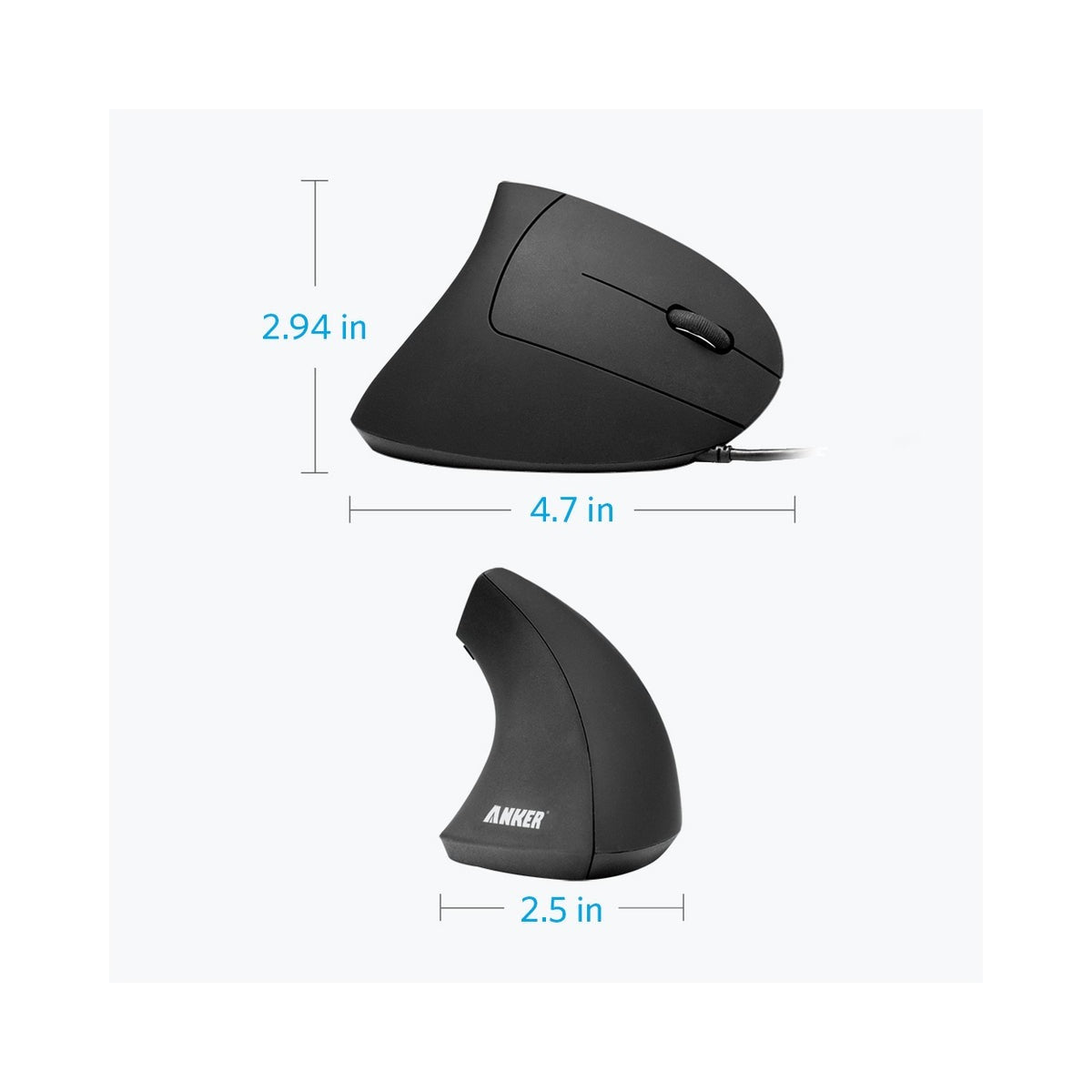Anker Ergonomic Vertical Wired Mouse