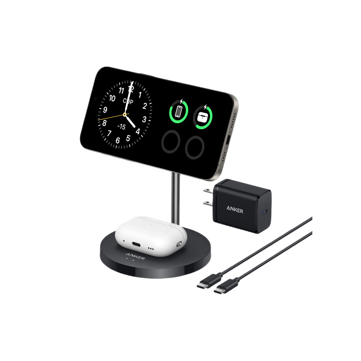 Anker MagGo Wireless Charging Pad (Qi2, 15W)