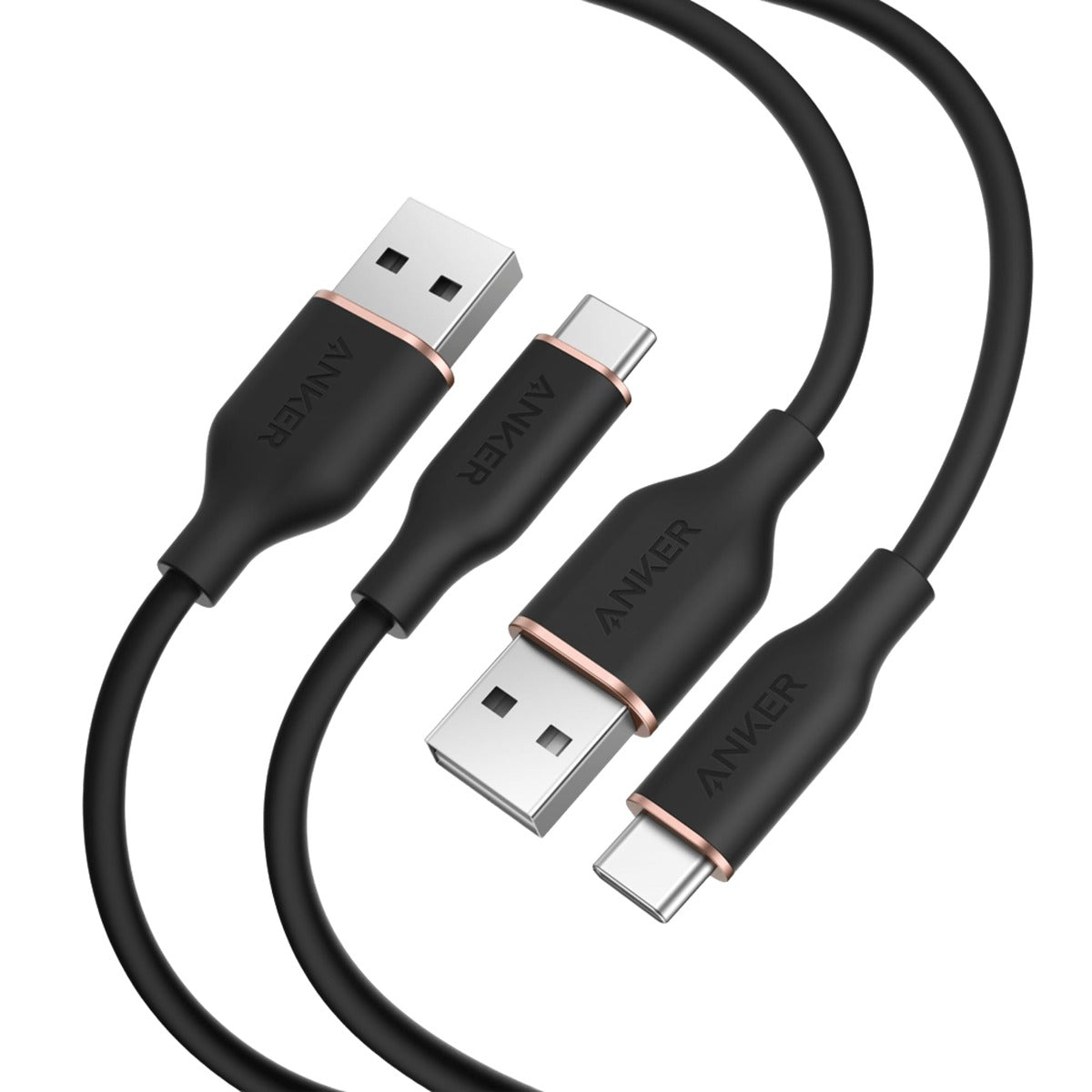 Anker USB-A to USB-C Cable 3ft (2-Pack)