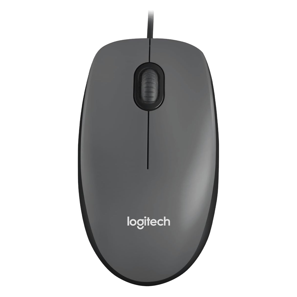 Logitech M100 Corded Mouse - Grey