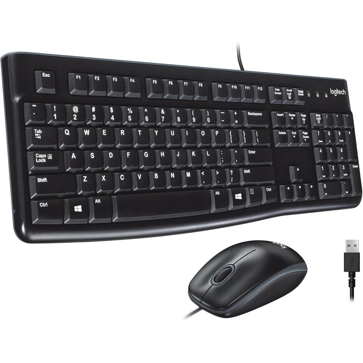 Logitech MK120 Wired Keyboard & Mouse Combo