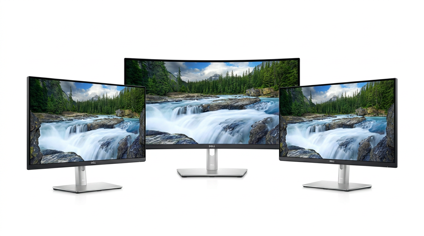 Accessories — Dell P3425WE Curved, P3225QE 4K, P2725QE 4K hub monitors