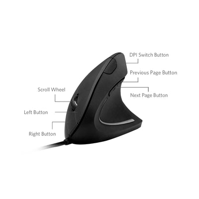 Anker Ergonomic Vertical Wired Mouse