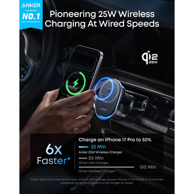 Anker Prime Wireless Car Charger (Qi2, 50W)