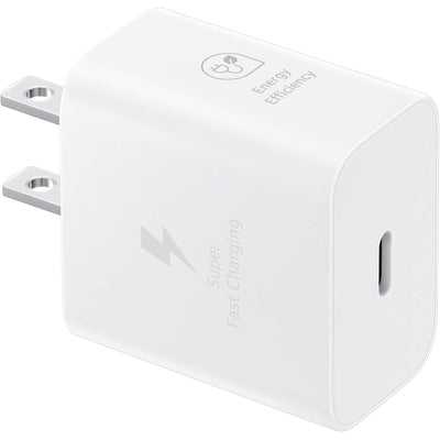 Samsung 25W Super Fast Charger USB-C White (No Cable)