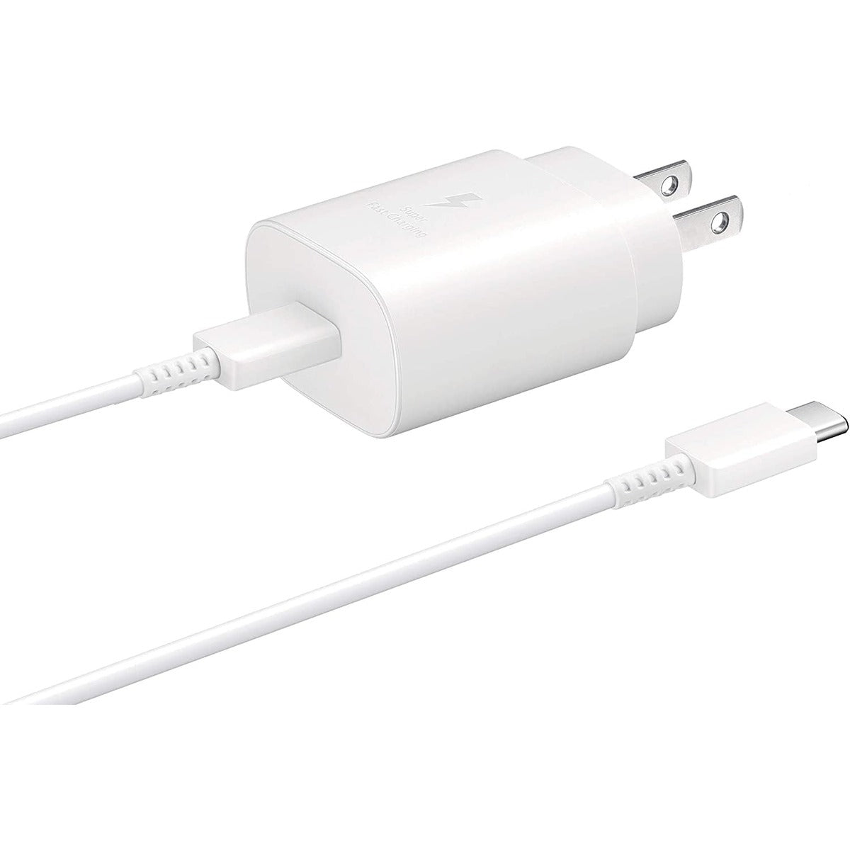 Samsung 25W Super Fast Charger USB-C White (No Cable)