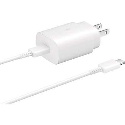 Samsung 25W Super Fast Charger USB-C White (No Cable)